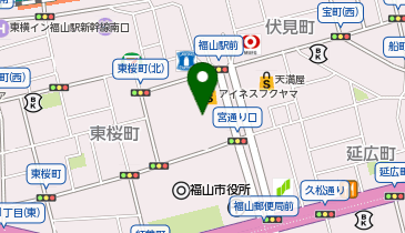 エステティックTBC アイネス福山店の地図画像