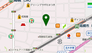 エステティックTBC 高槻店の地図画像