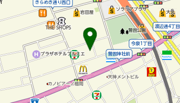 エステティックTBC 天神店の地図画像