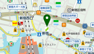 エステティックTBC 新宿東口駅前店の地図画像
