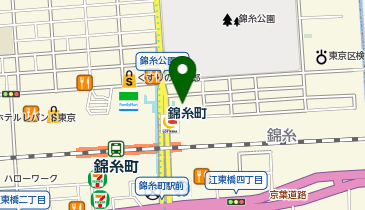 エステティックTBC LOTTE CITY錦糸町店の地図画像