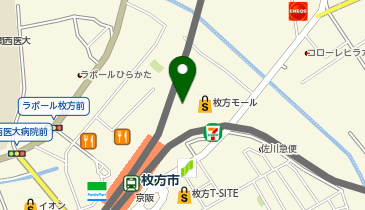 エステティックTBC 枚方モール店の地図画像