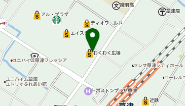 エステティックTBC 草津店の地図画像