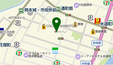エステティックTBC 熊本カリーノ下通店の地図画像