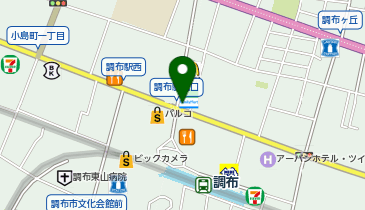 エステティックTBC 調布駅前店の地図画像