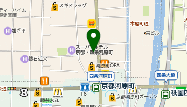 エステティックTBC 京都河原町店の地図画像