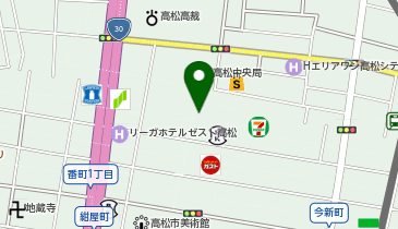 エステティックTBC 高松店の地図画像