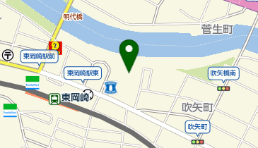 エステティックTBC 岡崎オトリバーサイドテラス店の地図画像