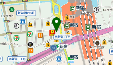 エステティックTBC 新宿本店の地図画像