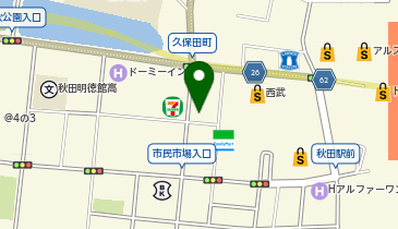 エステティックTBC 秋田駅前店の地図画像