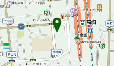 MEN'S TBC 高崎店の地図画像