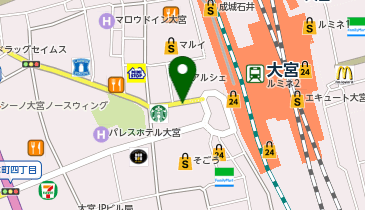 MEN'S TBC 大宮店の地図画像