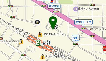 エステティックTBC 大分店の地図画像