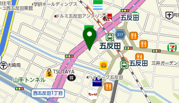 MEN'S TBC 五反田店の地図画像