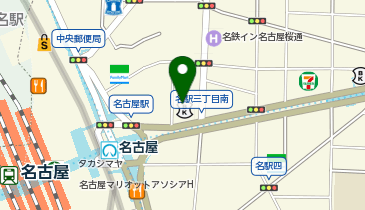 MEN'S TBC 名古屋本店の地図画像