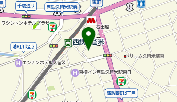 エステティックTBC 西鉄久留米店の地図画像