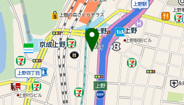 エステティックTBC 上野店の地図画像