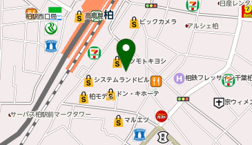 MEN'S TBC 柏店の地図画像