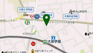 エステティックTBC 大泉学園店の地図画像