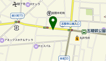 エステティックTBC 函館五稜郭店の地図画像