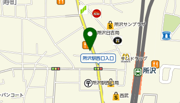 UR所沢営業センターの地図画像