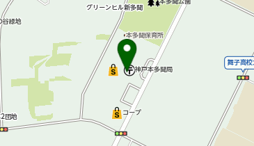 UR賃貸ショップ新多聞の地図画像