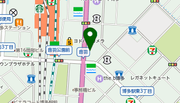 UR賃貸ショップ博多駅前の地図画像