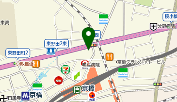 UR賃貸ショップ京橋駅前の地図画像