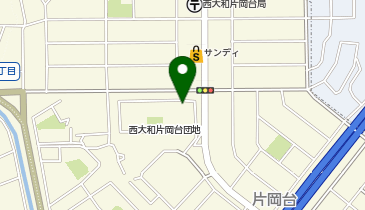 UR西大和片岡台現地案内所の地図画像