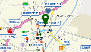 UR賃貸ショップ戸塚モディの地図画像
