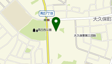 UR大久保東現地案内所の地図画像