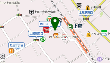 UR賃貸ショップ上尾の地図画像