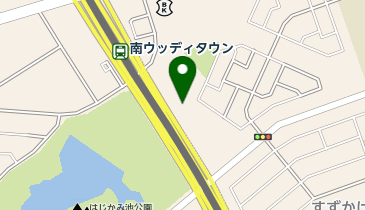 URすずかけ台ハイツ現地案内所の地図画像