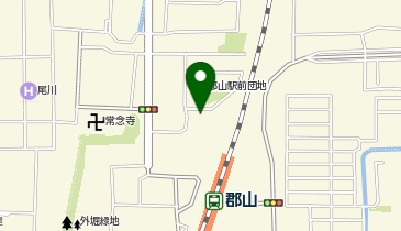 UR郡山駅前現地案内所の地図画像