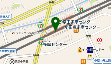 UR多摩営業センターの地図画像