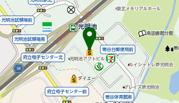 UR賃貸ショップ光明池駅前の地図画像