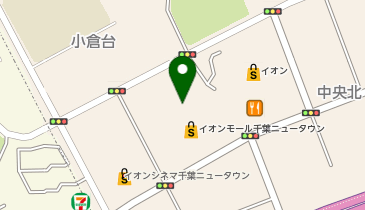 UR賃貸ショップイオンモール千葉ニュータウンの地図画像