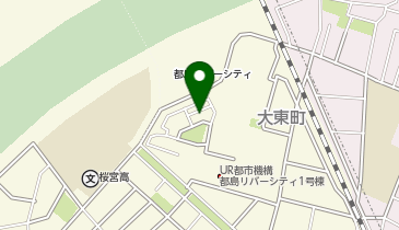 UR賃貸ショップ都島の地図画像