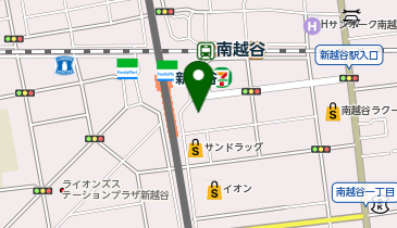 UR新越谷営業センターの地図画像