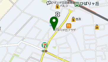 UR賃貸ショップひばりケ丘の地図画像