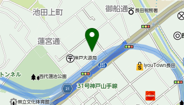 UR賃貸ショップ長田の地図画像