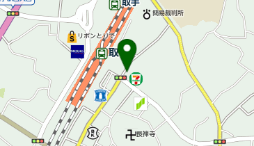 UR賃貸ショップ取手駅前の地図画像