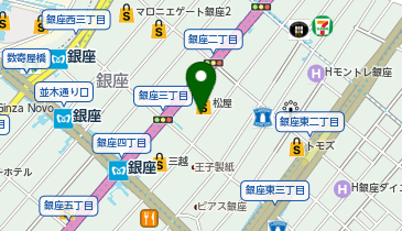 ISSEY MIYAKE 松屋銀座の地図画像