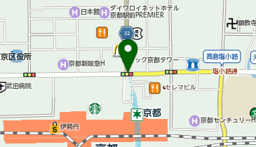 PLEATS PLEASE ISSEY MIYAKE ジェイアール京都伊勢丹の地図画像