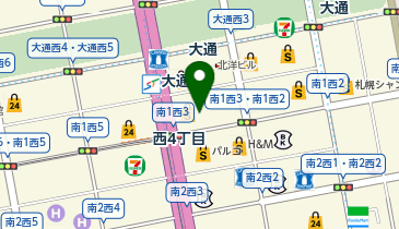 me ISSEY MIYAKE 札幌三越の地図画像