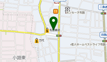 タウンライト 布施店の地図画像