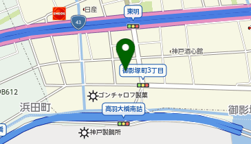 キコーナ 御影店の地図画像