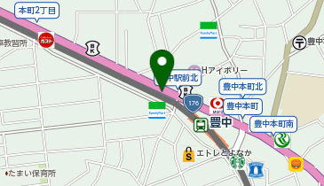 キコーナ 阪急豊中店の地図画像