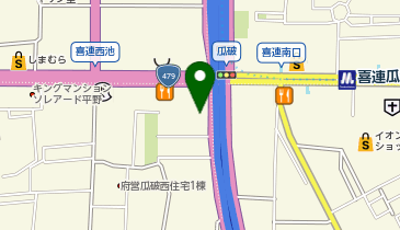 キコーナ 喜連瓜破インター店の地図画像
