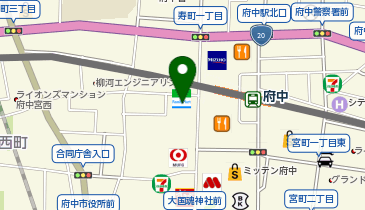 キコーナ 府中店の地図画像